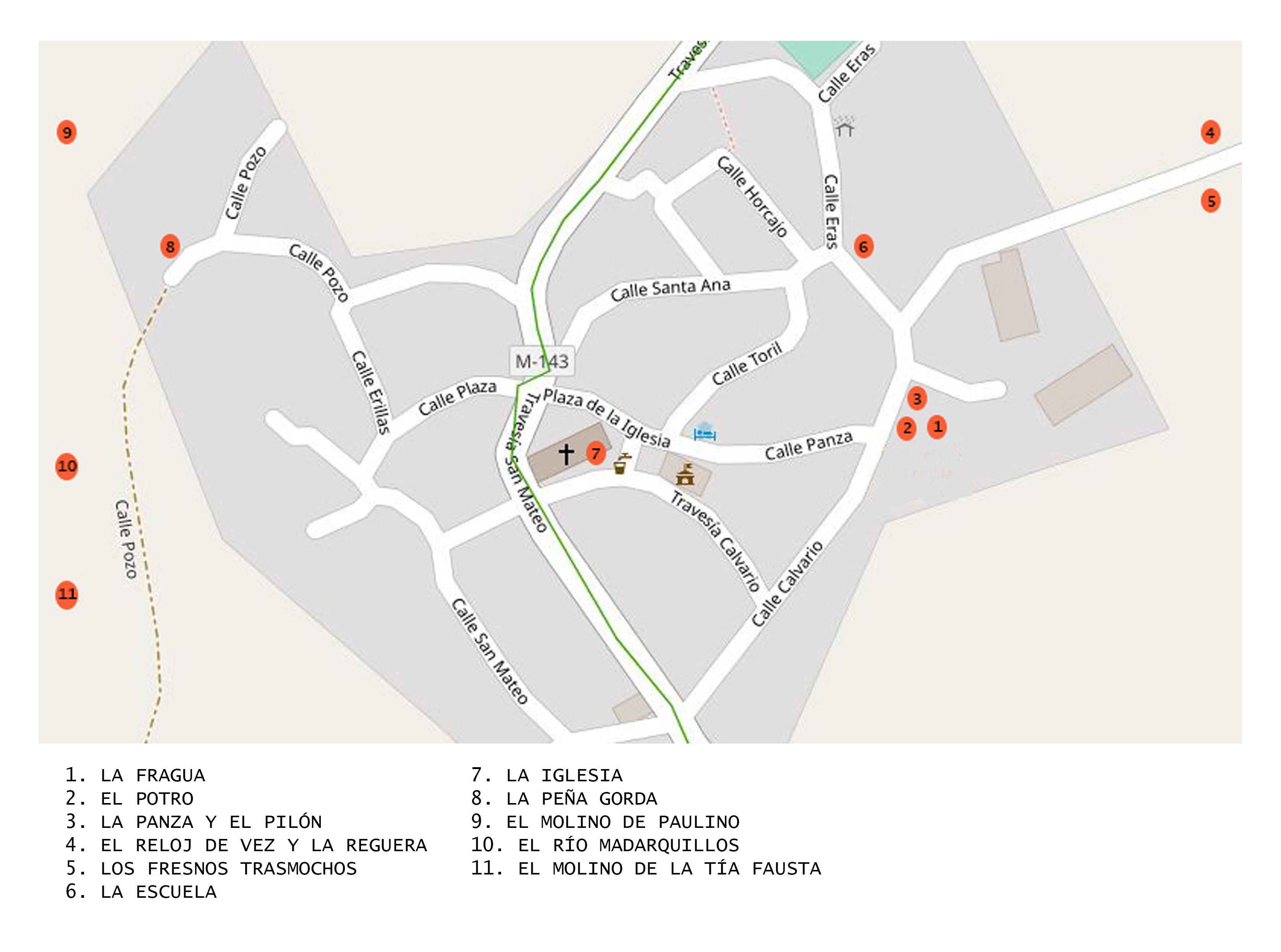 plano ruta emocional Madarcos