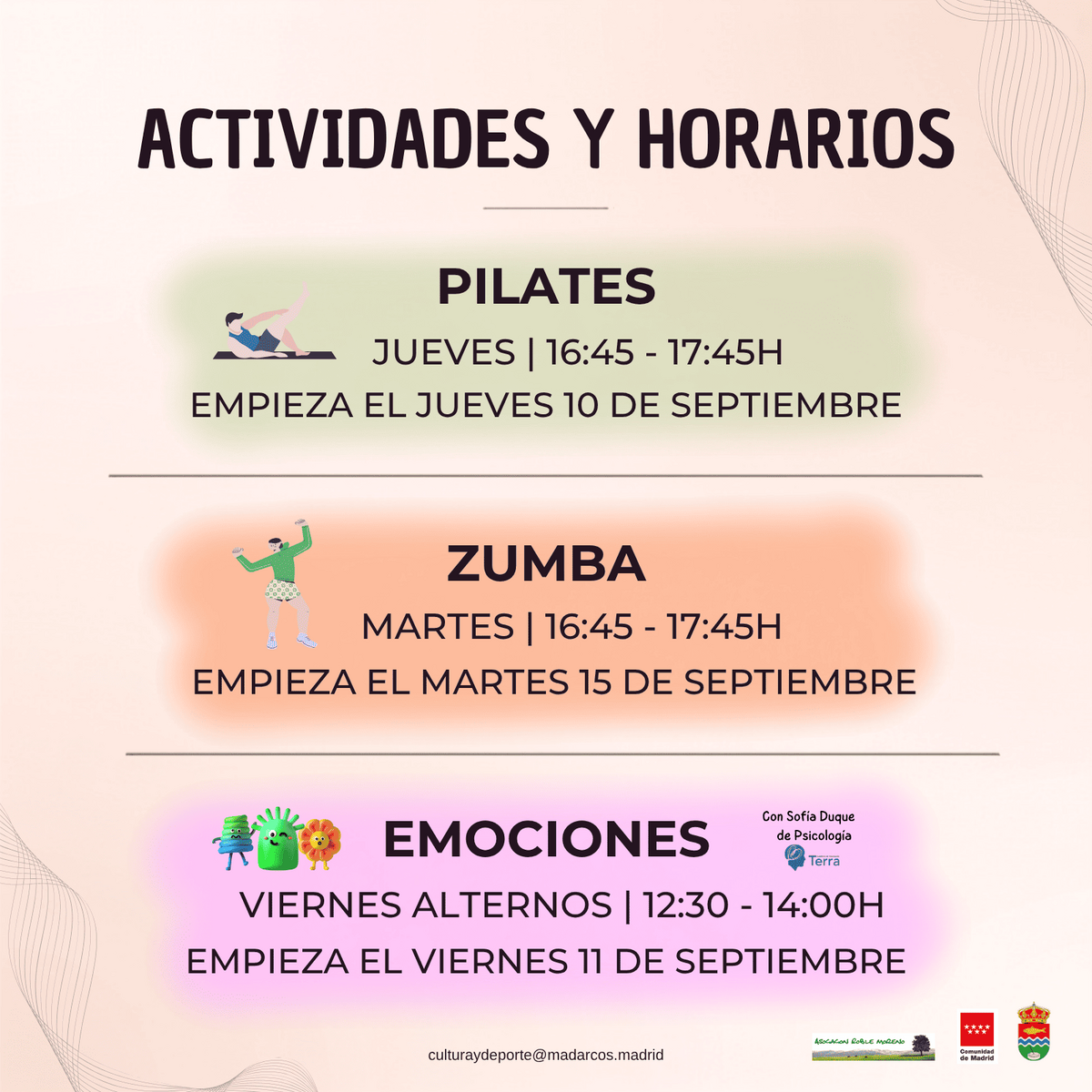 Actividades temporada 2026-27
