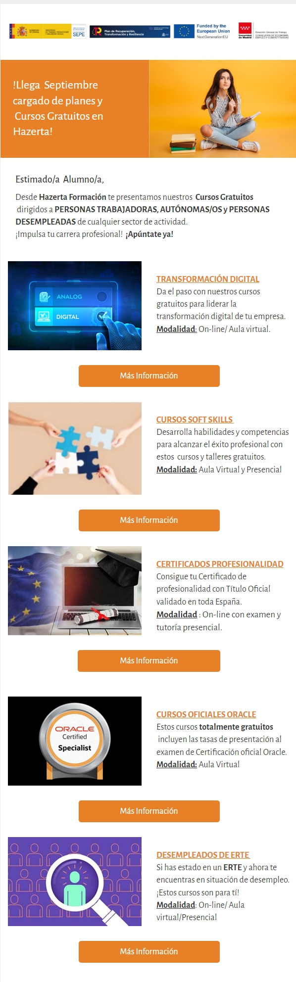 Cursos Hazerta