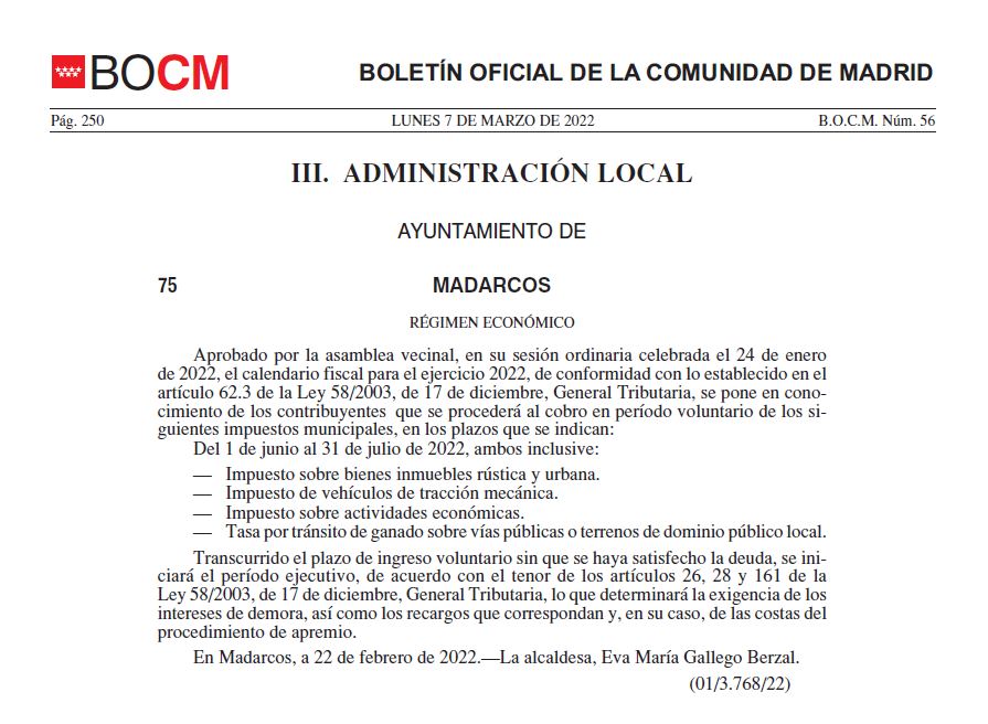 PUBLICACION CALENDARIO FISCAL BOCM 20220307 75