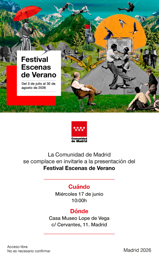 Invitación presentación Festival Escenas de Verano