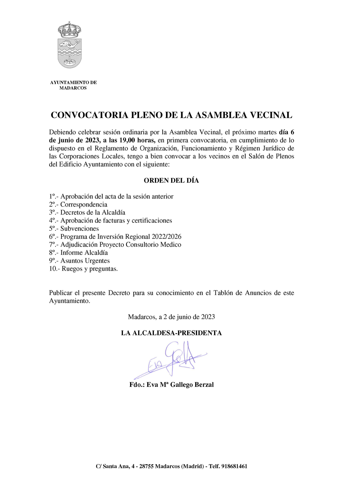 convocatoria 20230606