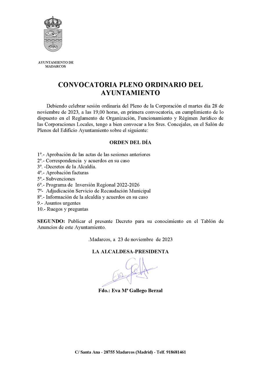 convocatoria 22