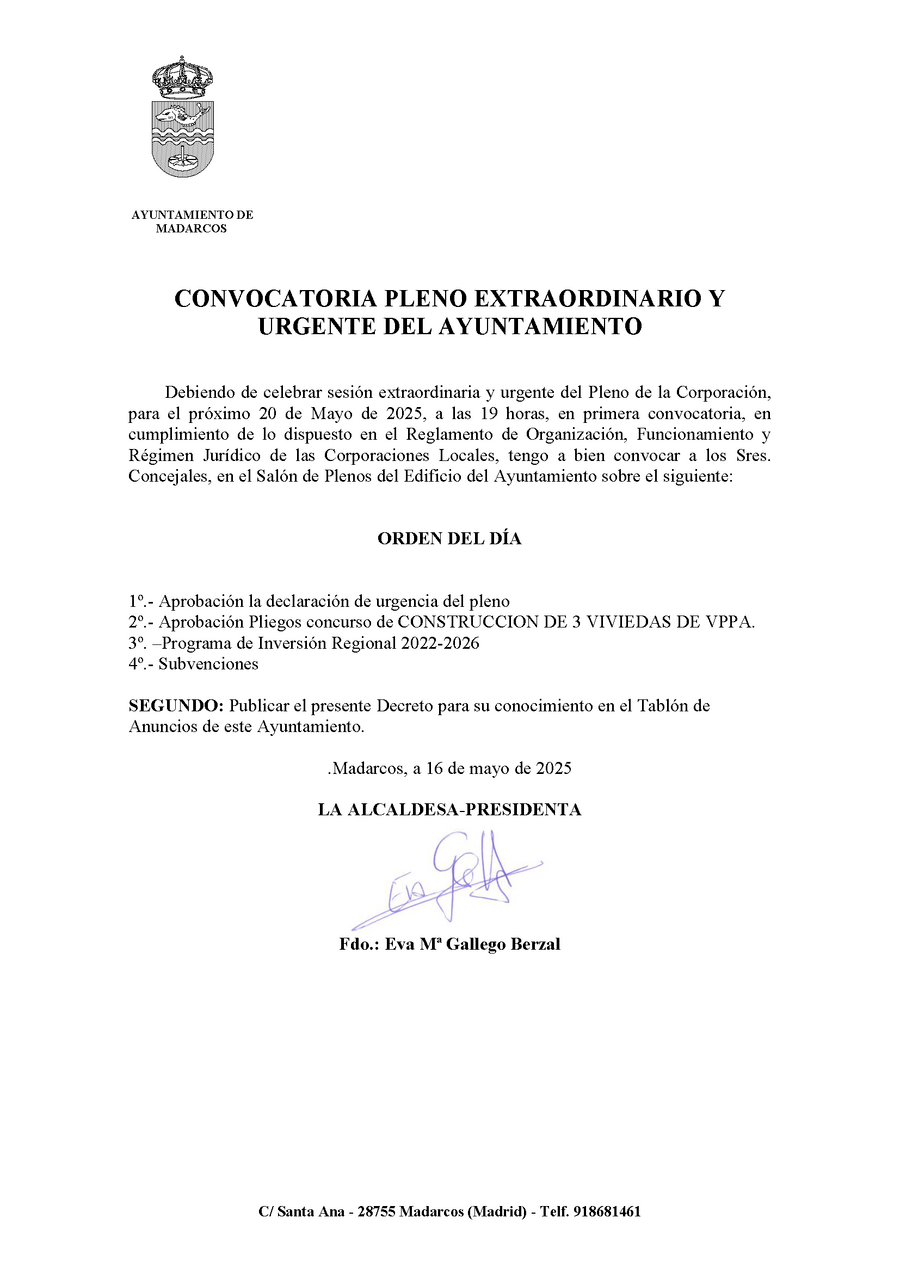 convocatoria mayo 2025