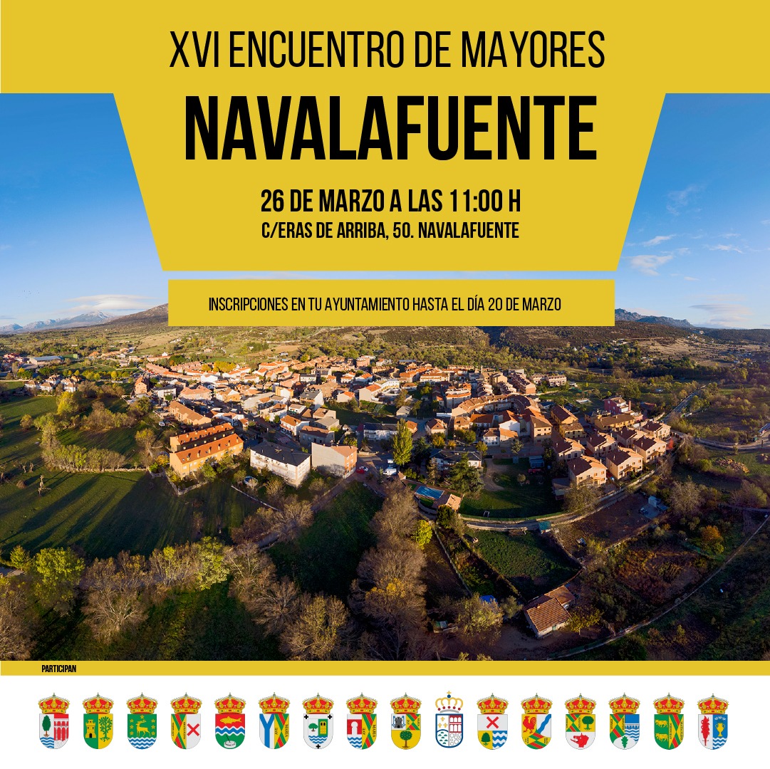 XVI Encuentro de Mayores Navalafuente marzo 2026