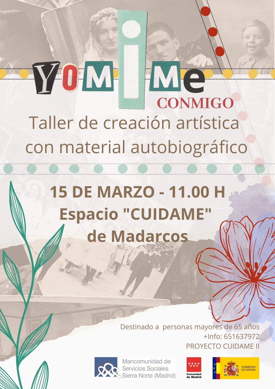 Taller de creación artística con material autobiográfico