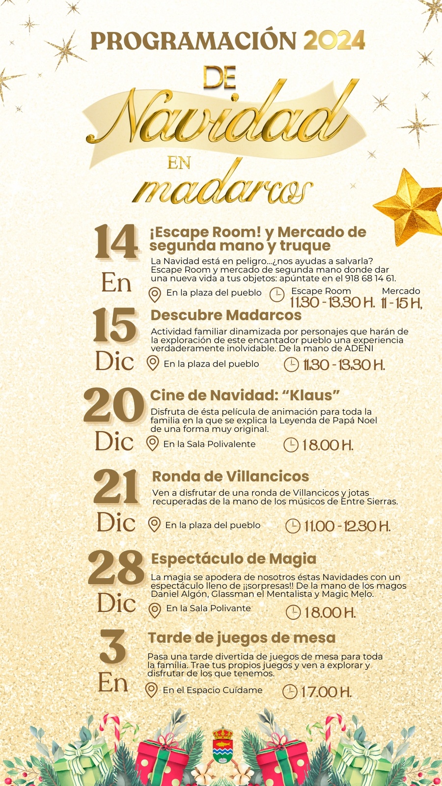 Programación Madarcos Navidad