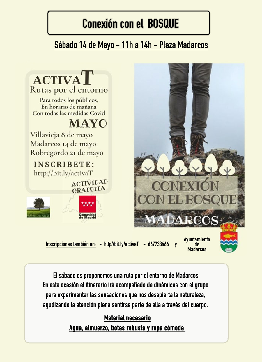 RUTA MADARCOS 14 Mayo